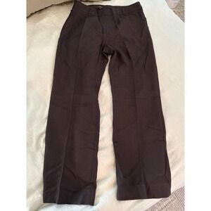 Escada Women's Brown Straight Leg Pants, Classic Career‎ Casual Trousers Sz 40